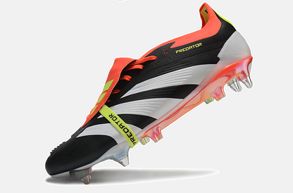 Adidas Predator Elite Fold-Over Tongue SG - Preta, Laranja e Verde - imagem 5