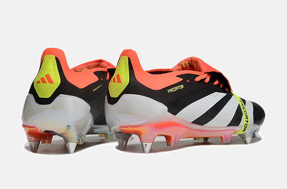 Adidas Predator Elite Fold-Over Tongue SG - Preta, Laranja e Verde - imagem 7