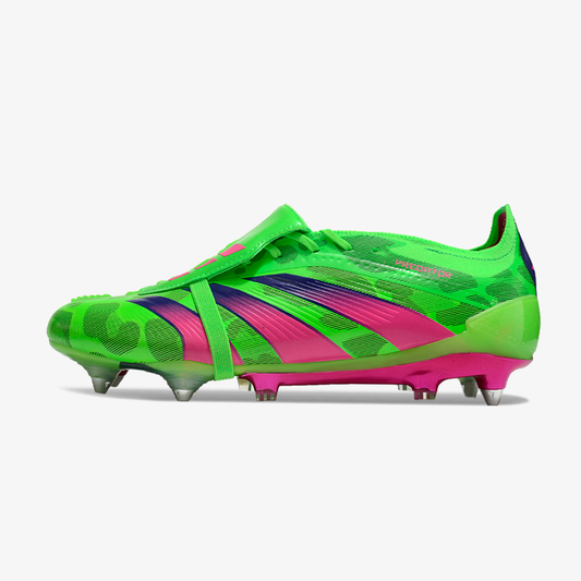 Adidas Predator Elite Fold-Over Tongue SG - Verde, Rosa e Roxa - Tevo Sports SPORT*