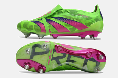 Adidas Predator Elite Fold-Over Tongue SG - Verde, Rosa e Roxa - Tevo Sports SPORT*