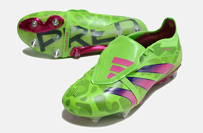 Adidas Predator Elite Fold-Over Tongue SG - Verde, Rosa e Roxa - Tevo Sports SPORT*
