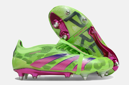 Adidas Predator Elite Fold-Over Tongue SG - Verde, Rosa e Roxa - Tevo Sports SPORT*
