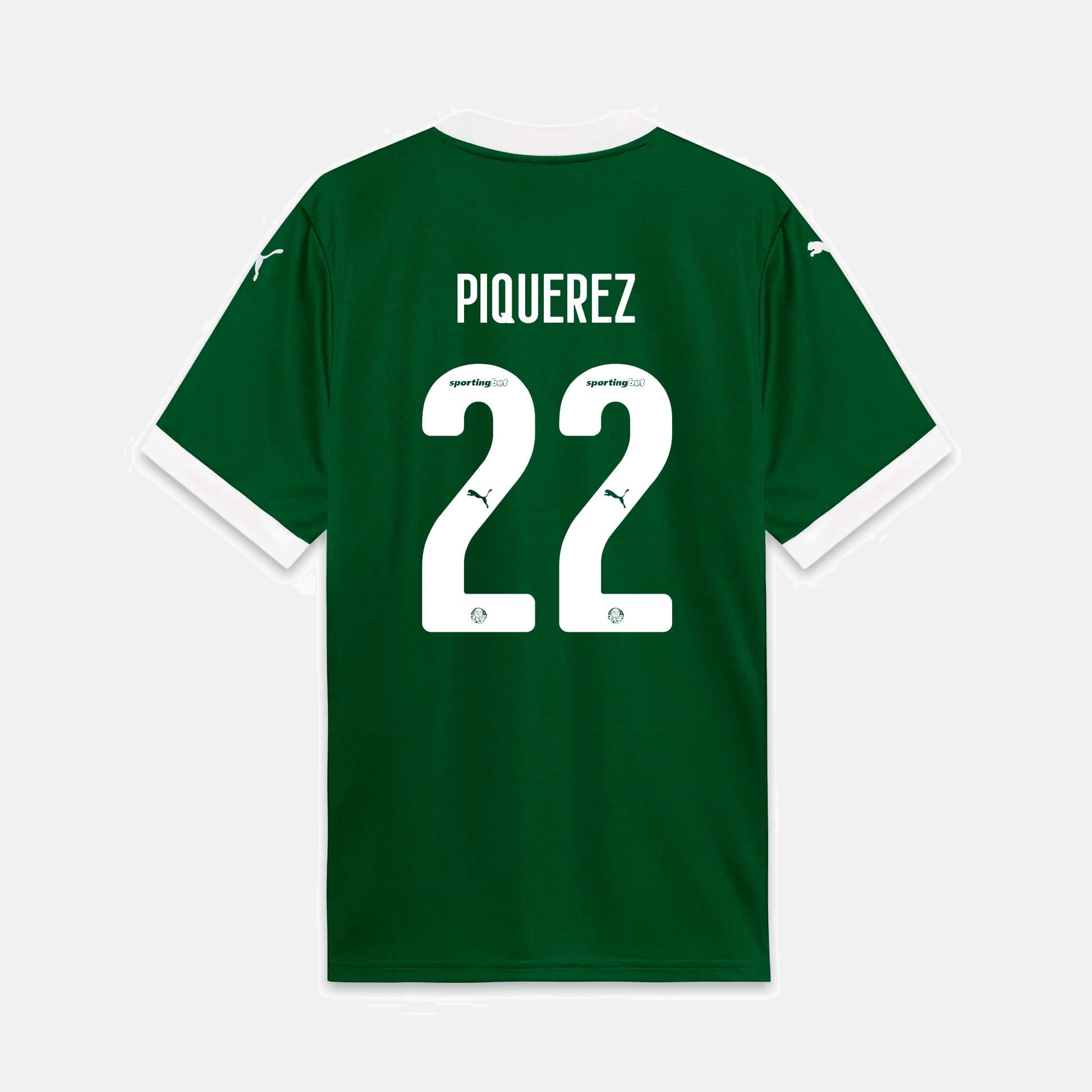 Camisa Puma Palmeiras 2025/26 I - Piquerez N° 22