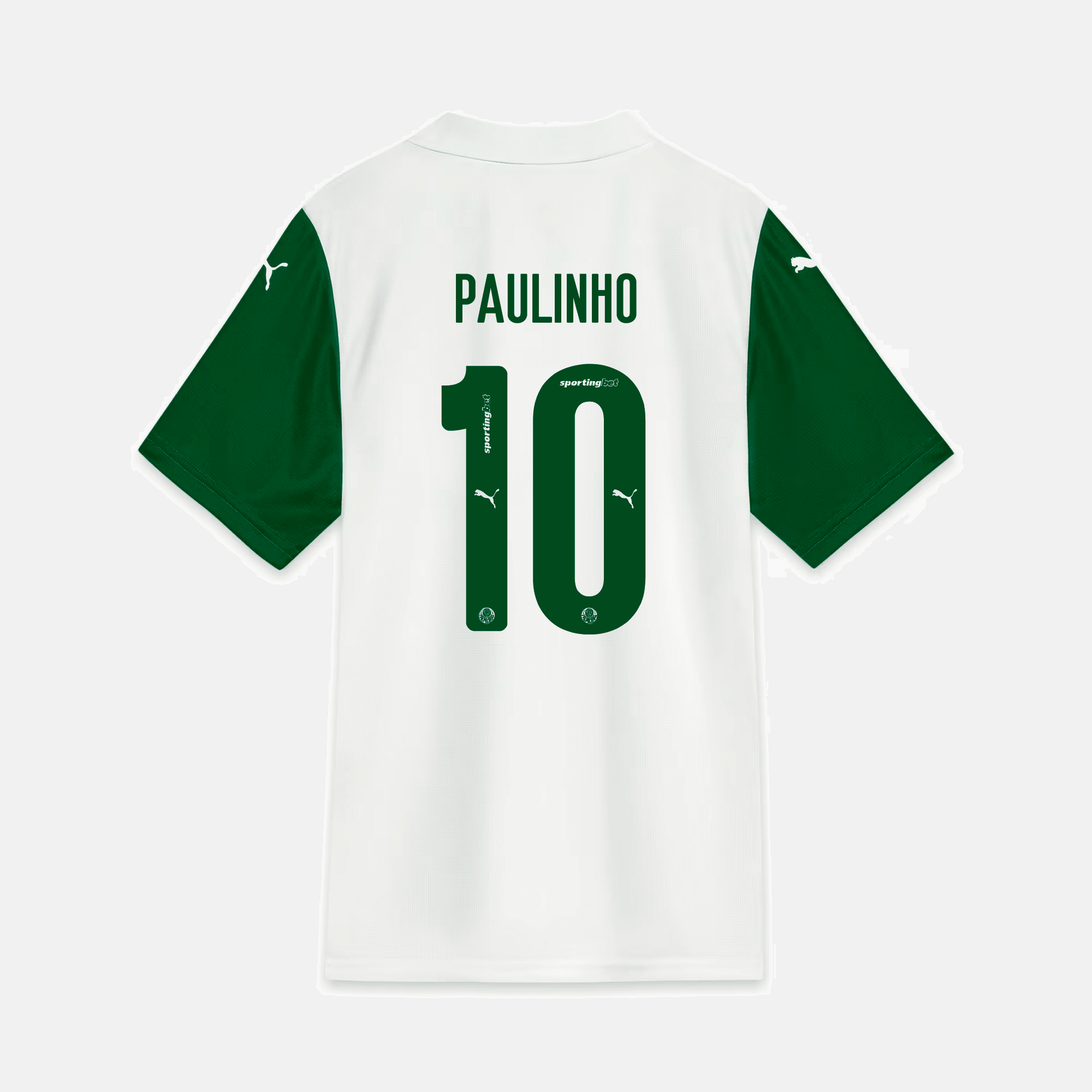 Camisa Puma Palmeiras 2025/26 II - Paulinho N° 10