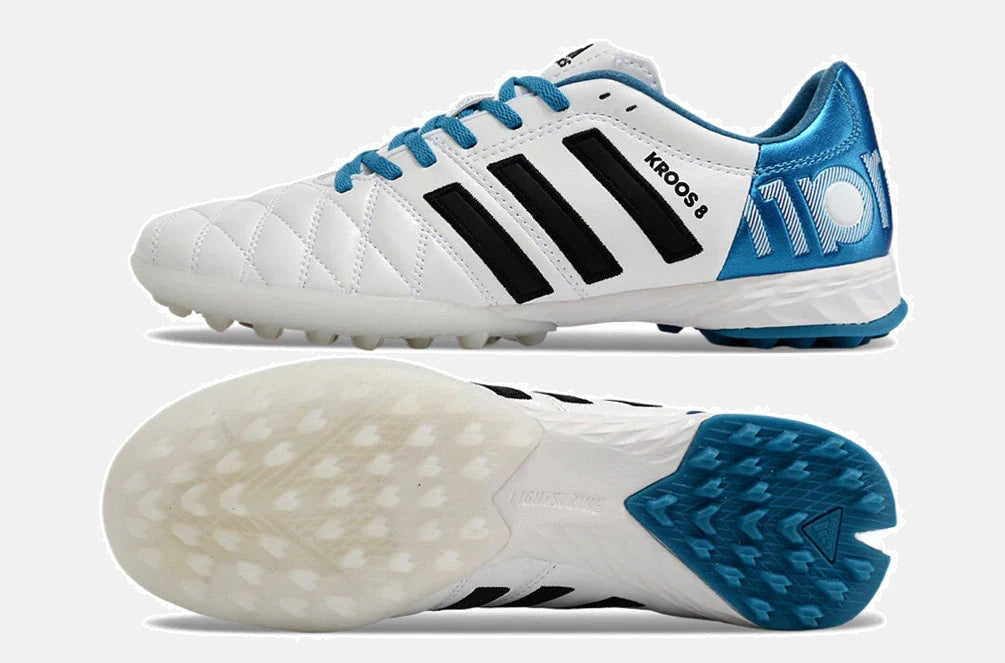 Chuteira Adidas 11 Pro "Tony Kroos" TF - Branco e Azul - imagem 8