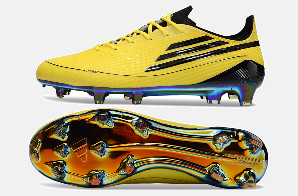 Chuteira Adidas Adizero f50 Elite FG - Amarela - vista traseira