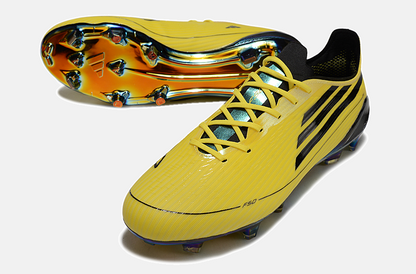 Chuteira Adidas Adizero f50 Elite FG - Amarela - detalhe