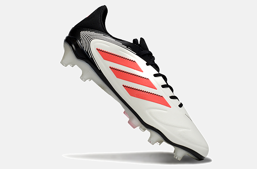 Chuteira Adidas Copa Pure III Elite FG - Branca e Laranja - imagem 5