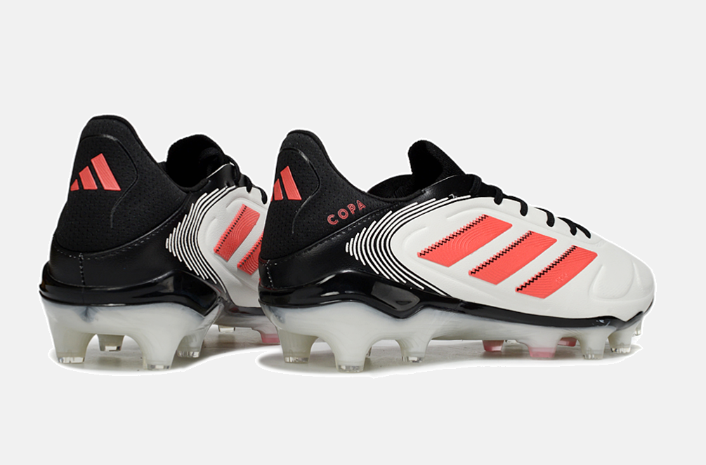 Chuteira Adidas Copa Pure III Elite FG - Branca e Laranja - imagem 7