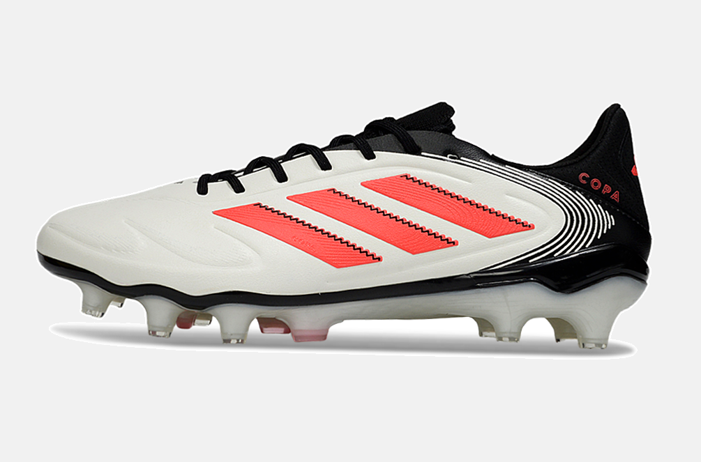 Chuteira Adidas Copa Pure III Elite FG - Branca e Laranja - imagem 6