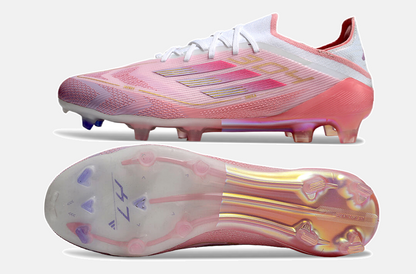 Chuteira Adidas F50.1 YAMAL FG Bege - vista traseira