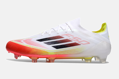 Chuteira Adidas F50.1 FG Branca e Laranjada - imagem 4