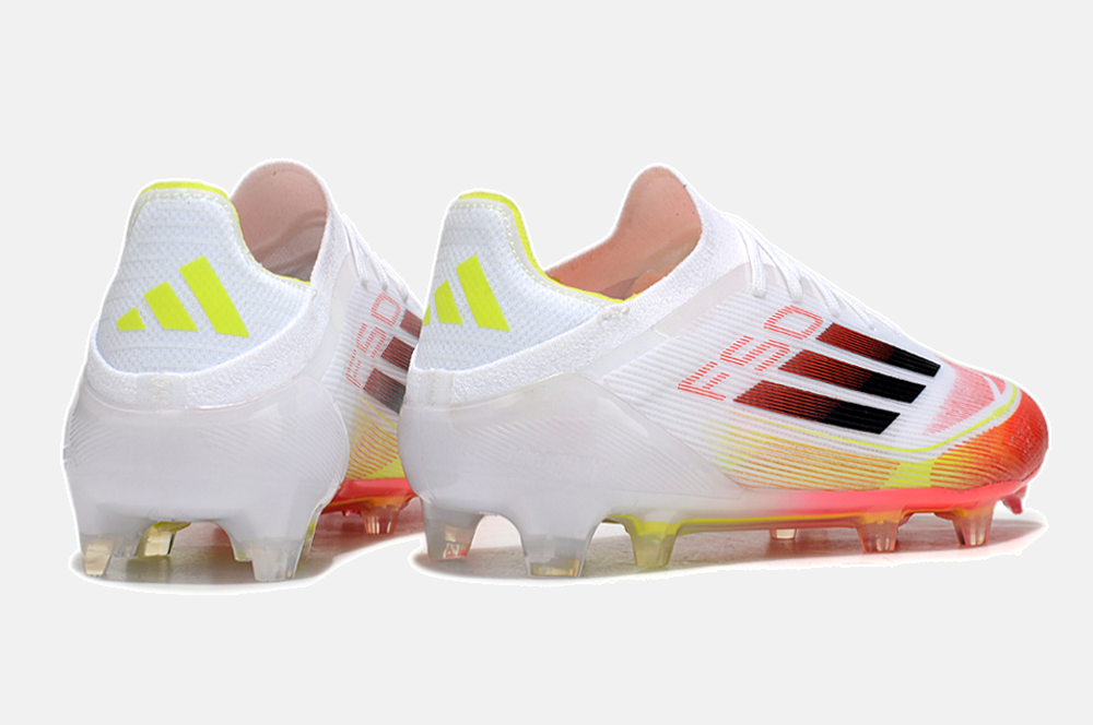 Chuteira Adidas F50.1 FG Branca e Laranjada - imagem 7