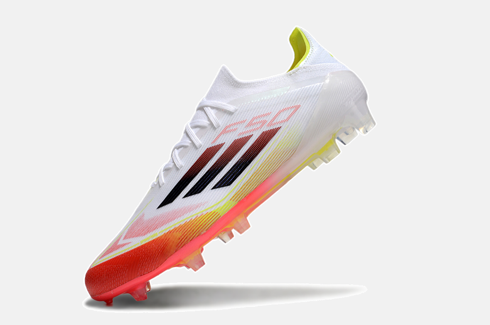 Chuteira Adidas F50.1 FG Branca e Laranjada - imagem 6