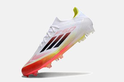 Chuteira Adidas F50.1 FG Branca e Laranjada - imagem 6