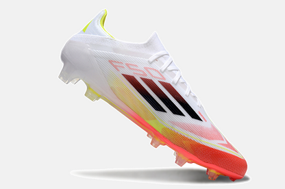 Chuteira Adidas F50.1 FG Branca e Laranjada - imagem 5