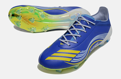 Chuteira Adidas f50 Elite FG - Azul - vista traseira