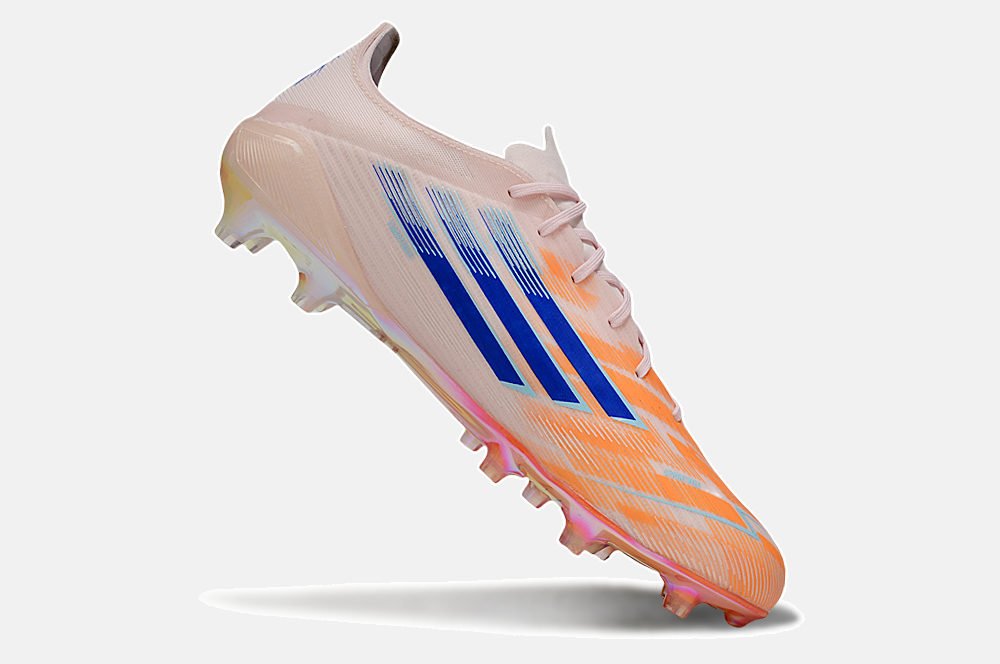 Chuteira Adidas F50 Elite FG - Laranja e Azul - Sparkfusion - imagem 6