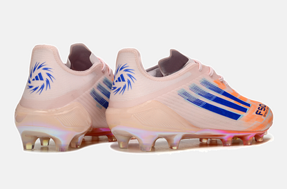 Chuteira Adidas F50 Elite FG - Laranja e Azul - Sparkfusion - imagem 7