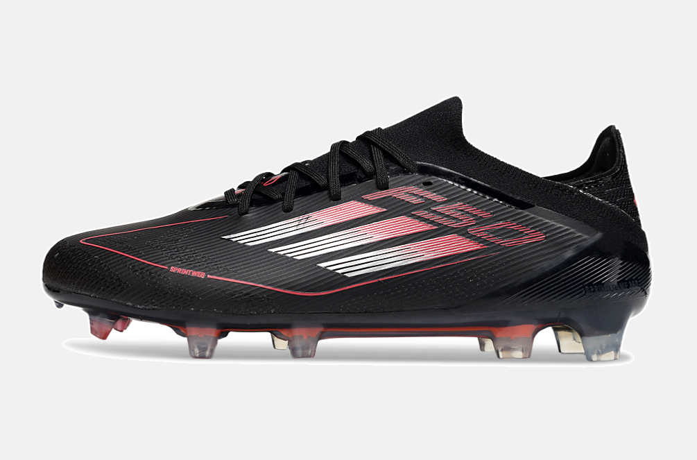 Chuteira Adidas F50 Elite FG - Preta e Vermelha - imagem 6