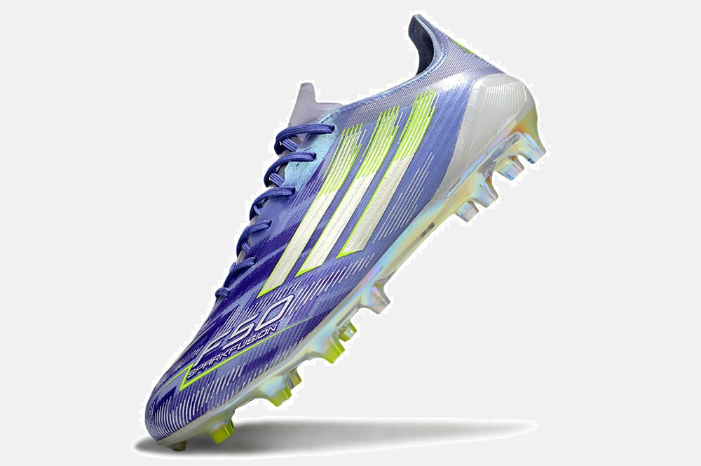 Chuteira Adidas F50 Elite FG - Roxa e Verde - Sparkfusion - imagem 5
