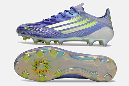 Chuteira Adidas F50 Elite FG - Roxa e Verde - Sparkfusion - vista traseira