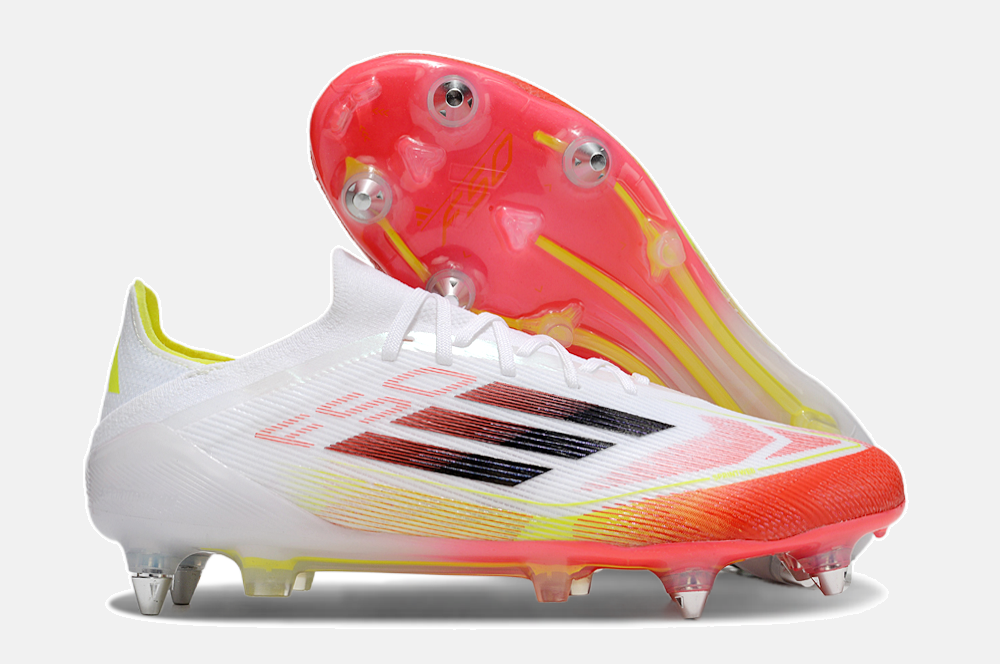 Chuteira Adidas F50 Elite SG - Branco e Laranja - imagem 8