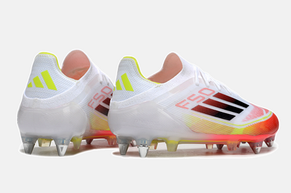 Chuteira Adidas F50 Elite SG - Branco e Laranja - imagem 7