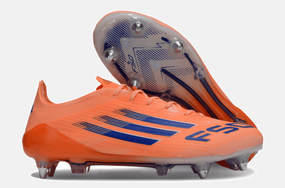 Chuteira Adidas F50 Elite SG - Laranja, Azul e Branca - Coral Blaze Pack - Tevo Sports SPORT*
