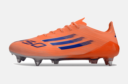 Chuteira Adidas F50 Elite SG - Laranja, Azul e Branca - Coral Blaze Pack - Tevo Sports SPORT*