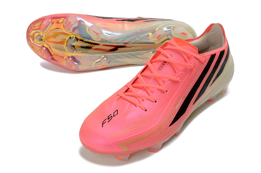 Chuteira Adidas F50 Hyperfast Elite FG Copa do Mundo - Road to Glory Pack - Bege - Tevo Sports SPORT*