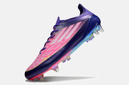 Chuteira Adidas F50 Lamine Yamal Elite SG - Rosa e Roxa - imagem 5