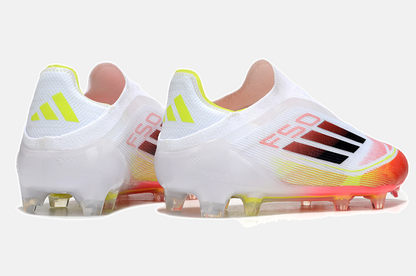 Chuteira Adidas F50 LL FG - Branca e Laranjada - imagem 7