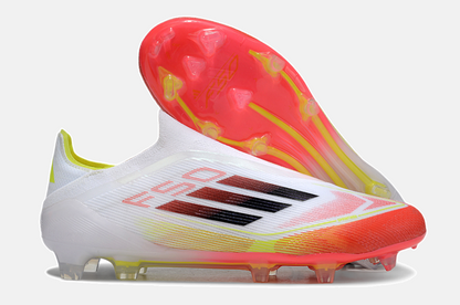 Chuteira Adidas F50 LL FG - Branca e Laranjada - imagem 8