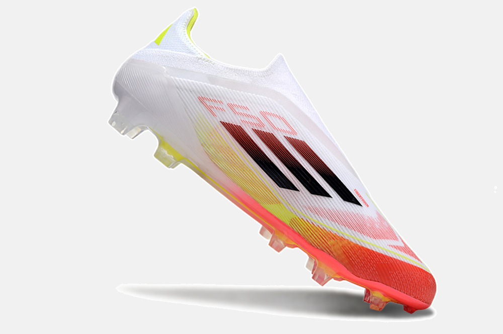 Chuteira Adidas F50 LL FG - Branca e Laranjada - imagem 6