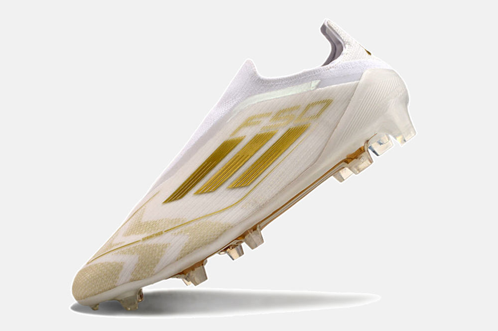 Chuteira Adidas F50 LL FG - Branca e Dourada - imagem 5
