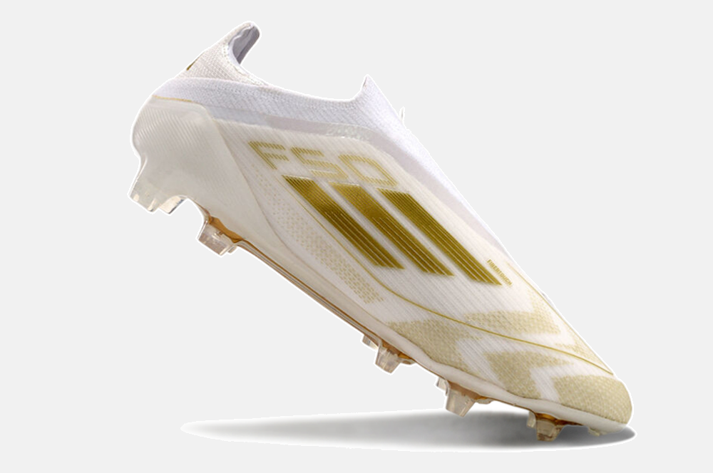 Chuteira Adidas F50 LL FG - Branca e Dourada - imagem 4