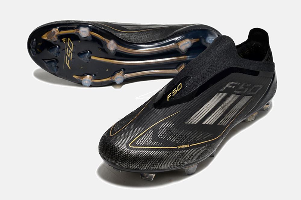Chuteira Adidas F50 LL FG - Preta - vista traseira