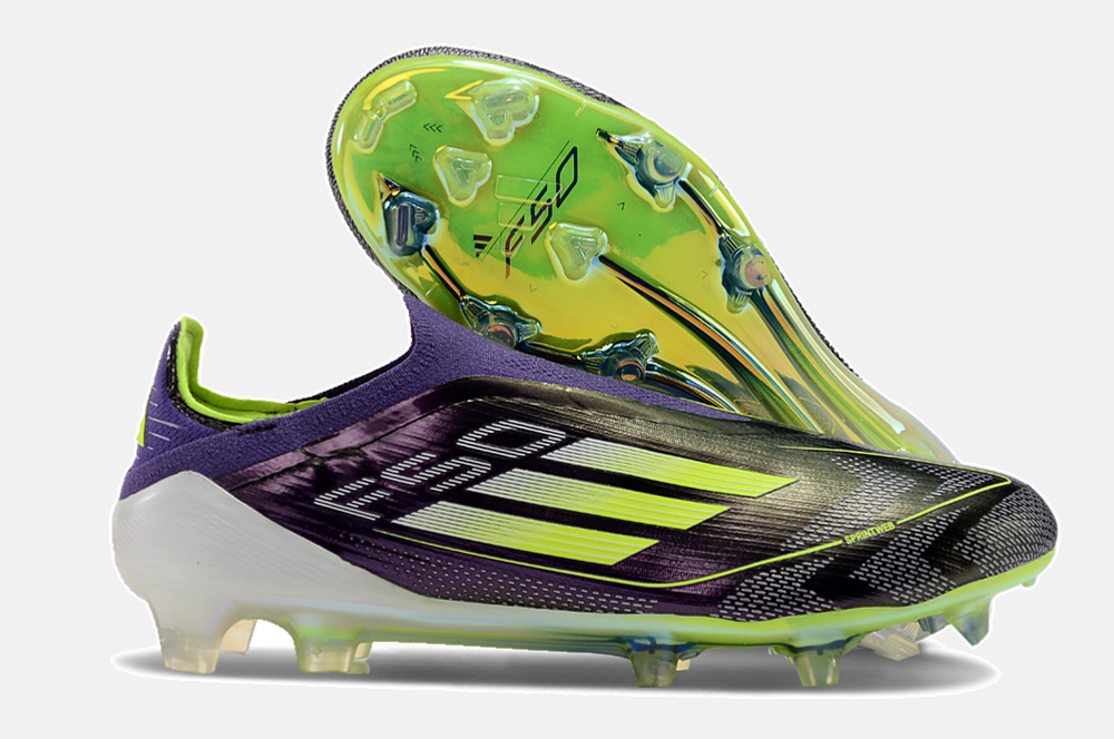 Chuteira Adidas F50 LL FG - Roxa e Verde - imagem 6