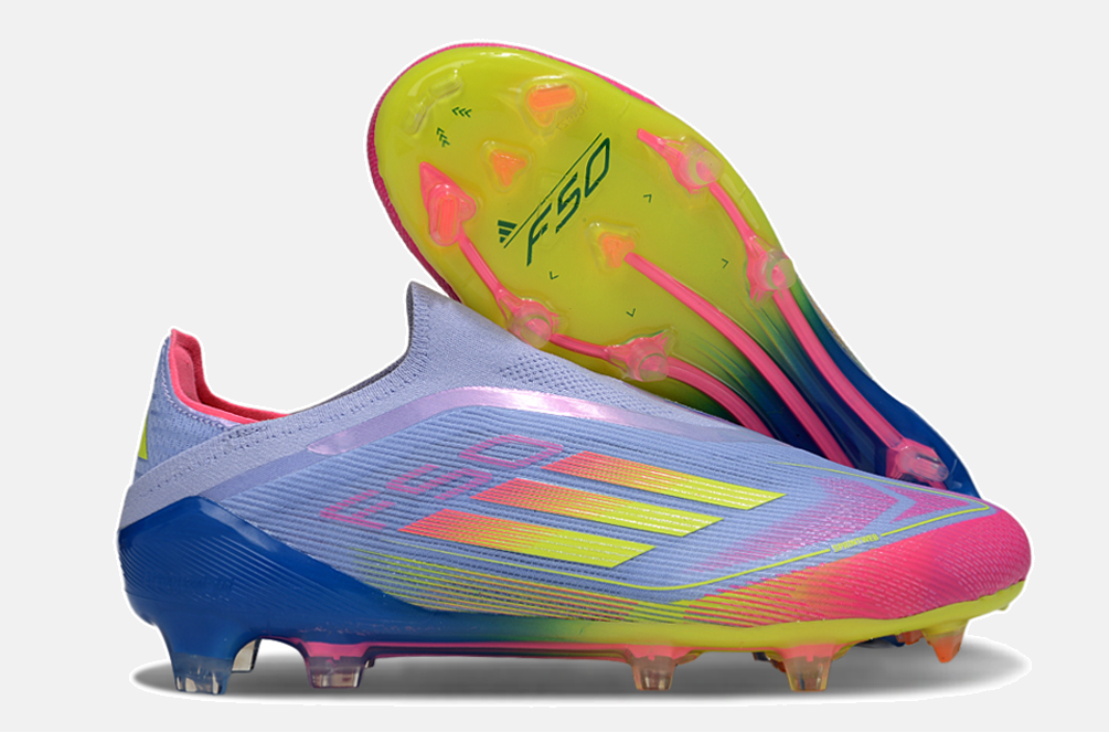 Chuteira Adidas F50 LL FG - Roxa Rosa e Verde - imagem 8