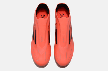 Chuteira Adidas F50 LL FG - Laranja e Preta - detalhe