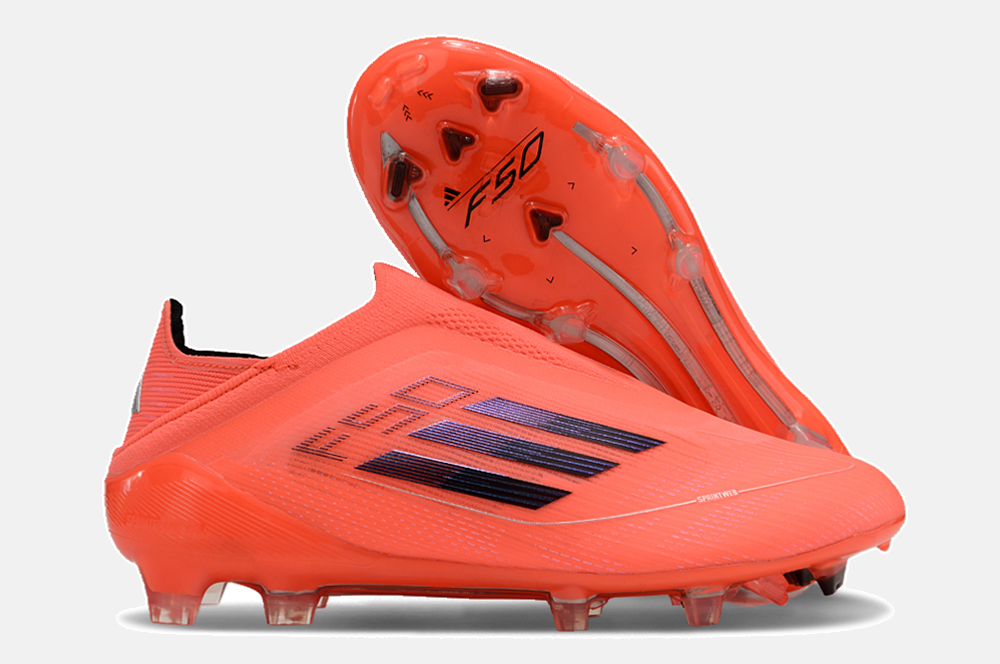 Chuteira Adidas F50 LL FG - Laranja e Preta - imagem 8
