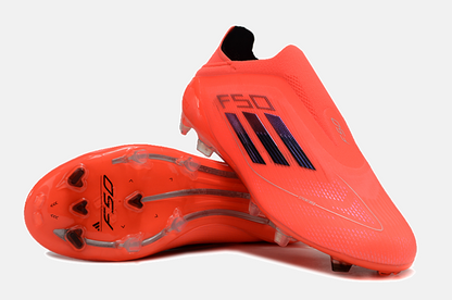 Chuteira Adidas F50 LL FG - Laranja e Preta - imagem 4