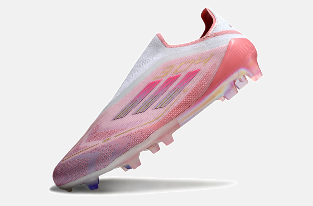 Chuteira Adidas F50 LL YAMAL FG - Rosa e Branco - foto 5