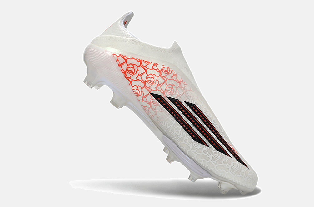 Chuteira Adidas F50 LL YAMAL FG - Branca e Vermelha - Tevo Sports SPORT*