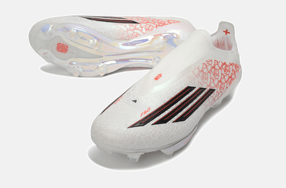 Chuteira Adidas F50 LL YAMAL FG - Branca e Vermelha - Tevo Sports SPORT*