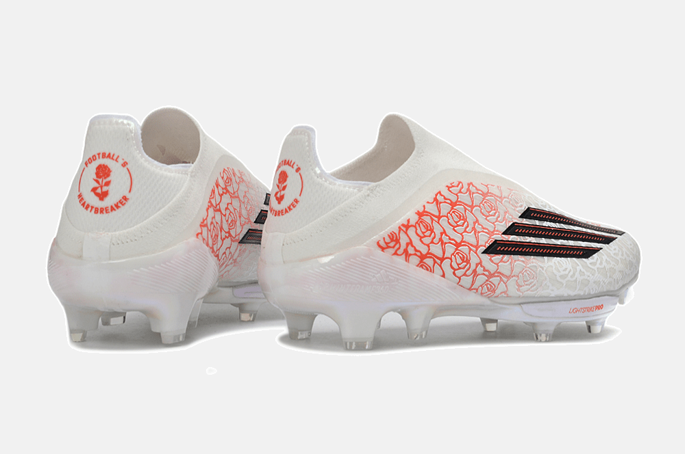 Chuteira Adidas F50 LL YAMAL FG - Branca e Vermelha - Tevo Sports SPORT*
