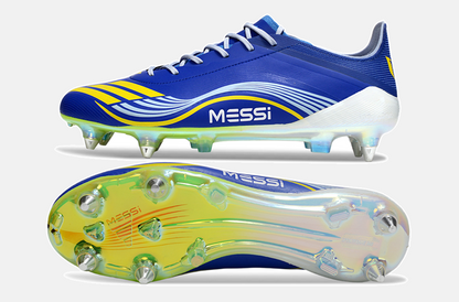 Chuteira Adidas F50 Messi Elite SG - Azul, Branca e Amarela - imagem 8