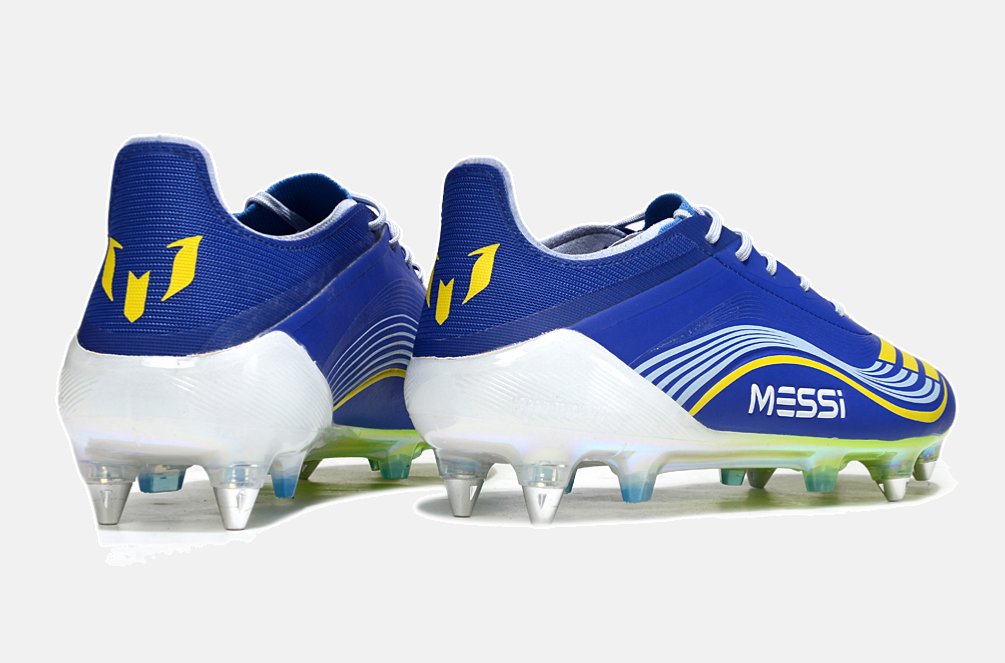 Chuteira Adidas F50 Messi Elite SG - Azul, Branca e Amarela - imagem 6