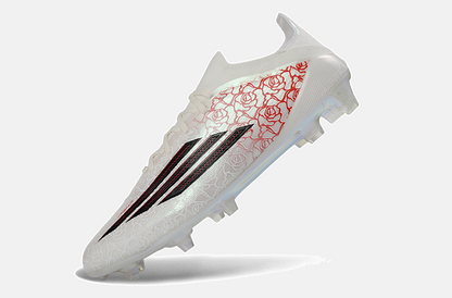 Chuteira Adidas F50 YAMAL FG - Branca e Vermelha - imagem 4